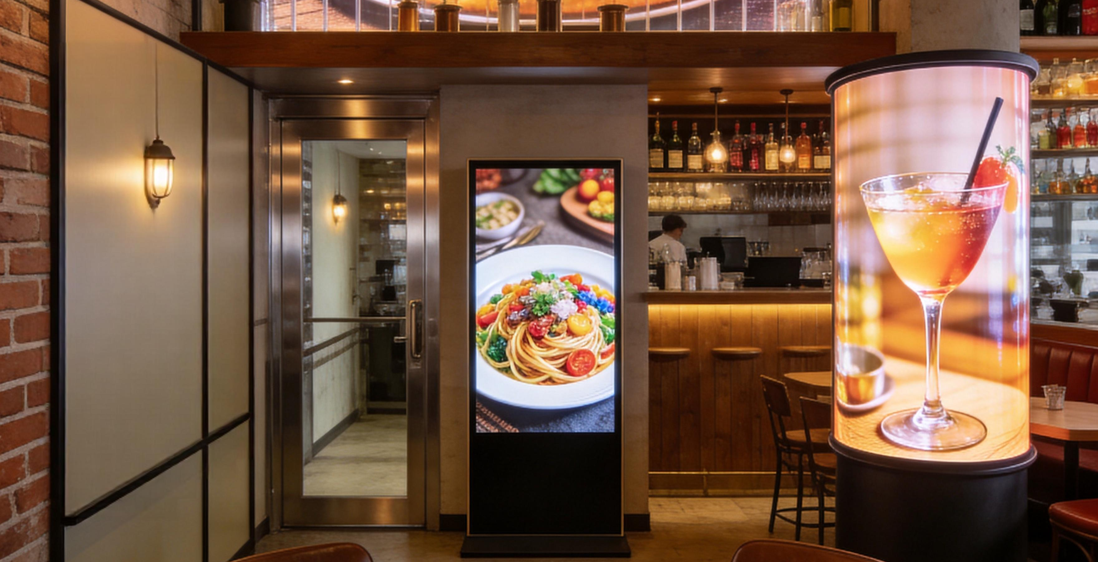 Restaurant Chain — Indoor Film Screen Menu